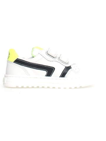 Naturino Skórzane sneakersy "Ceonia" w kolorze biało-żółto-czarnym