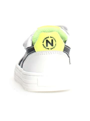 Naturino Skórzane sneakersy "Ceonia" w kolorze biało-żółto-czarnym