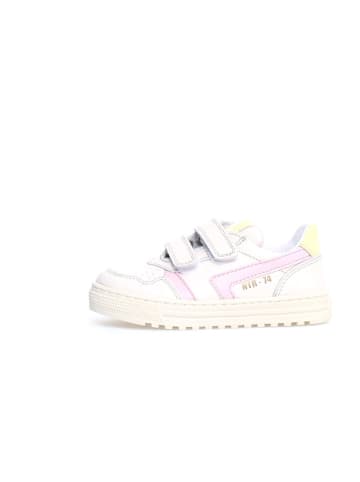Naturino Leder-Sneakers "Ceonia" in Weiß/ Rosa