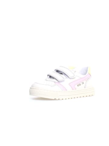 Naturino Skórzane sneakersy "Ceonia" w kolorze biało-jasnoróżowym