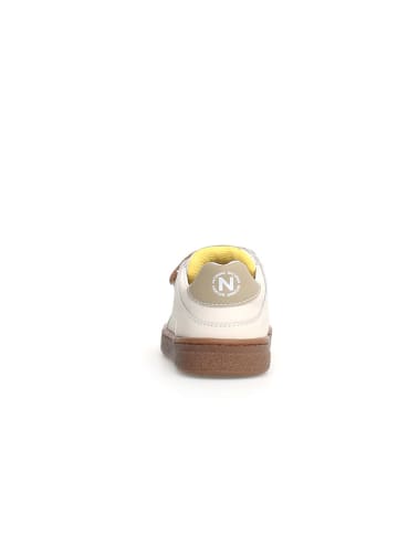 Naturino Leder-Sneakers "Theral" in Creme/ Bunt