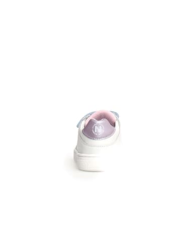Naturino Leren sneakers "Theral" wit/meerkleurig