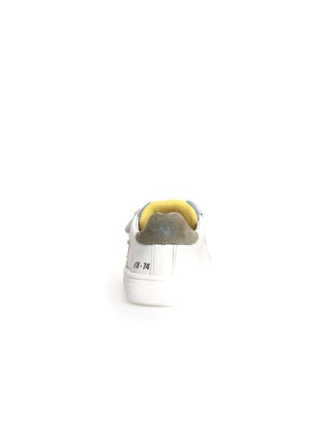 Naturino Leder-Sneakers "Pinn" in Weiß/ Bunt