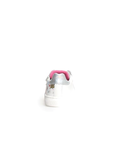 Naturino Leder-Sneakers "Pinn" in Weiß/ Bunt