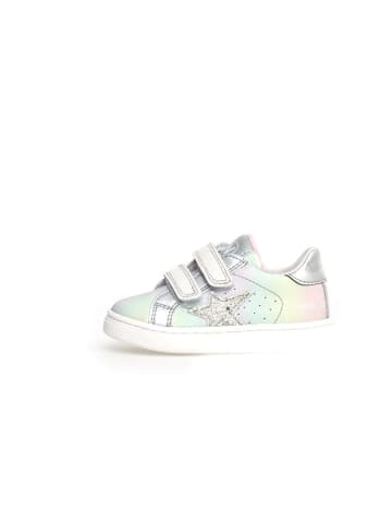 Naturino Leren sneakers "Pinn" meerkleurig/zilverkleurig