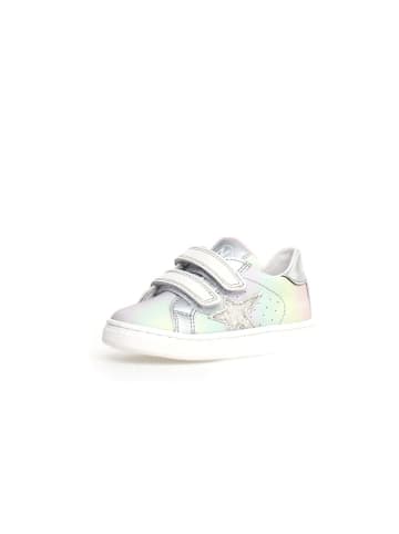 Naturino Leren sneakers "Pinn" meerkleurig/zilverkleurig
