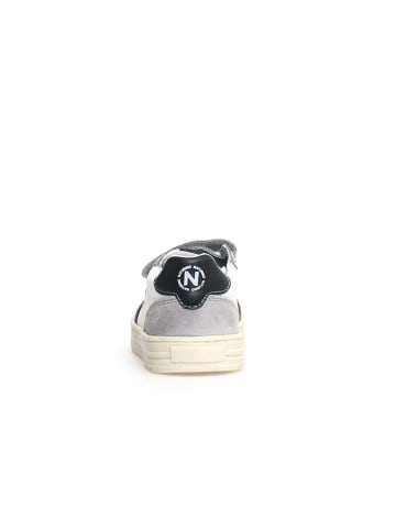 Naturino Leder-Sneakers "Ariton" in Weiß/ Grau