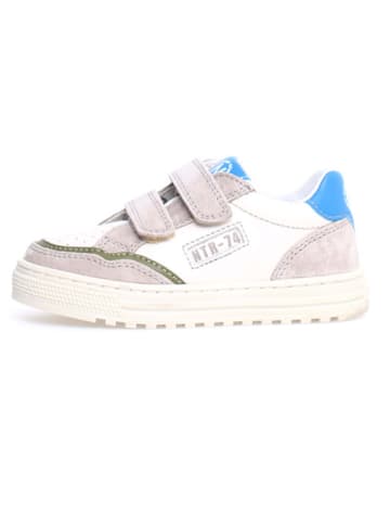 Naturino Skórzane sneakersy "Ariton" w kolorze jasnoróżowo-biało-niebieskim