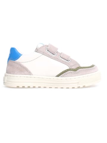 Naturino Skórzane sneakersy "Ariton" w kolorze jasnoróżowo-biało-niebieskim