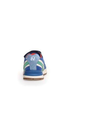 Naturino Leder-Sneakers "Bley" in Blau/ Grün