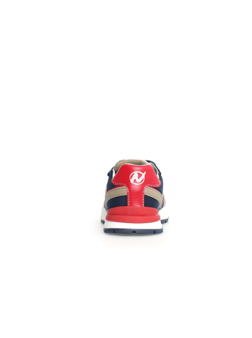 Naturino Leren sneakers "Evon 2" donkerblauw/rood