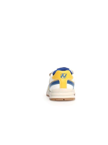 Naturino Leren sneakers "Evon 2" wit/beige/meerkleurig