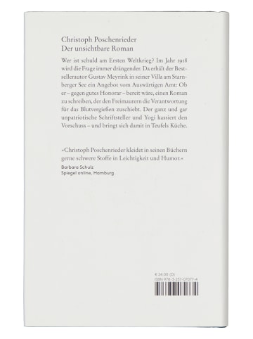 Diogenes Roman "Der unsichtbare Roman"