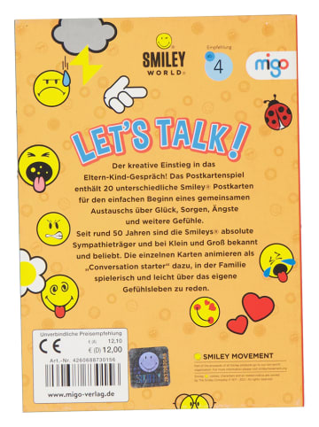 Oetinger Verlag Kartenspiel "Let´s talk"