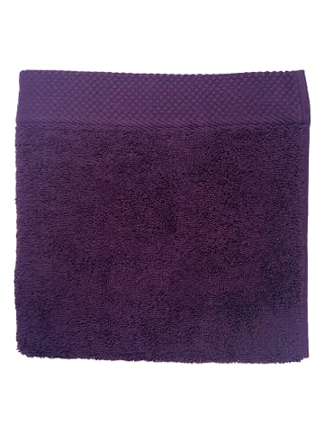 Soft by Perle de Coton Ręcznik "Epo" w kolorze ciemnofioletowym do rąk