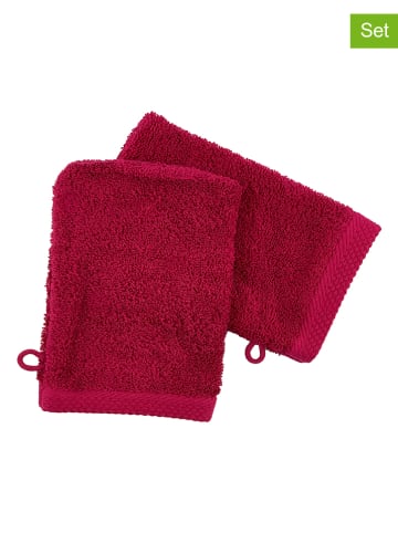 Soft by Perle de Coton Myjki (2 szt.) "Epo" w kolorze jagodowym