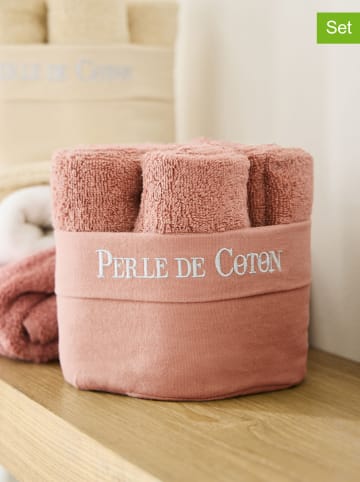 Soft by Perle de Coton 6er-Set: Gästehandtücher in Koralle