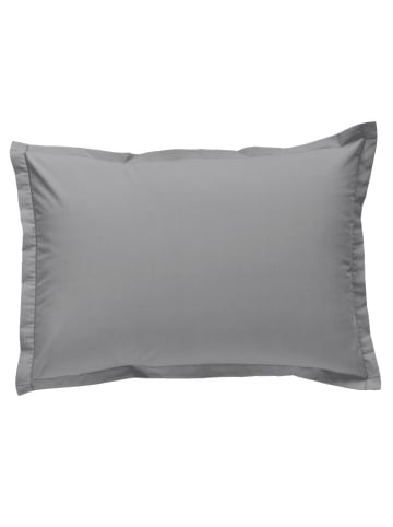 Soft by Perle de Coton Perkal kussensloop grijs
