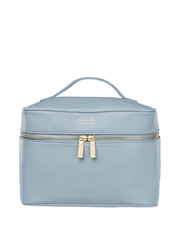 Puccini Kosmetiktasche in Hellblau - (B)25 x (H)18 x (T)18 cm