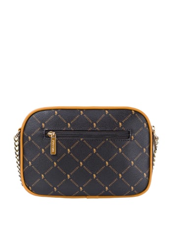 Puccini Umhängetasche "Monogram" in Dunkelblau - (B)25 x (H)17 x (T)8 cm
