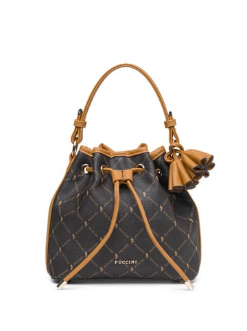 Puccini Henkeltasche in Braun - (B)22 x (H)21 x (T)9 cm
