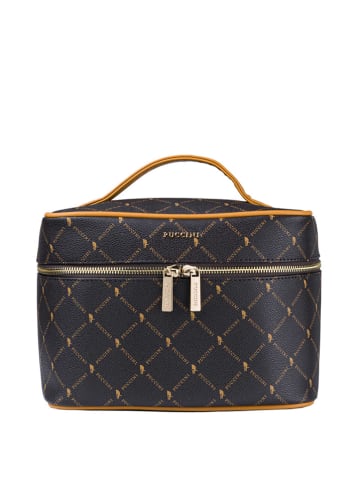 Puccini Kosmetiktasche in Schwarz - (B)25 x (H)18 x (T)18 cm