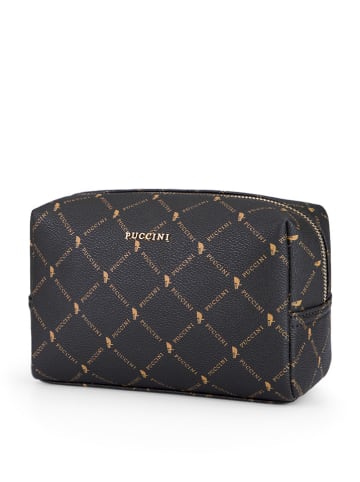 Puccini Kosmetiktasche in Braun - (B)20 x (H)14 x (T)7 cm