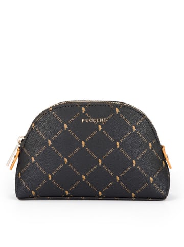 Puccini Kosmetiktasche in Braun - (B)21 x (H)14 x (T)6 cm