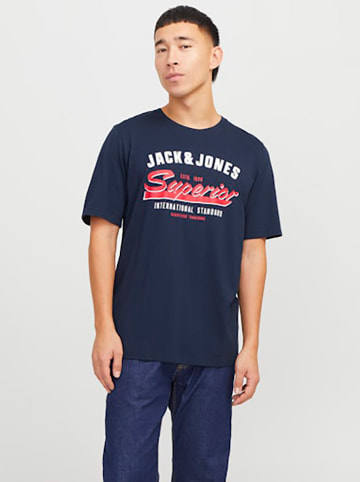 Jack & Jones Koszulka w kolorze granatowym