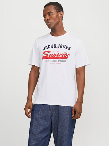 Jack & Jones Koszulka w kolorze białym