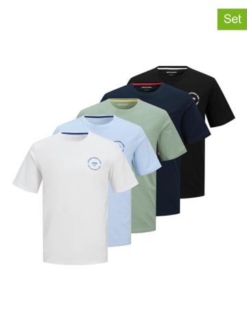 Jack & Jones 5er-Set: Shirts in Bunt