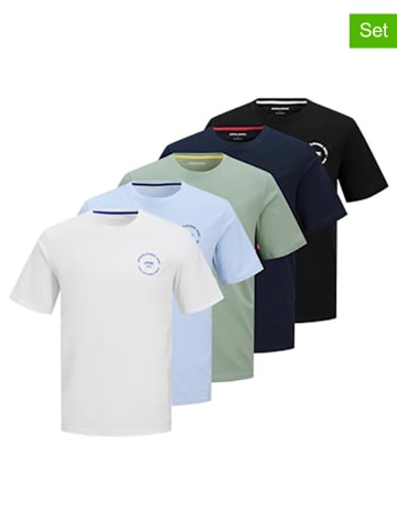 Jack & Jones 5er-Set: Shirts in Bunt