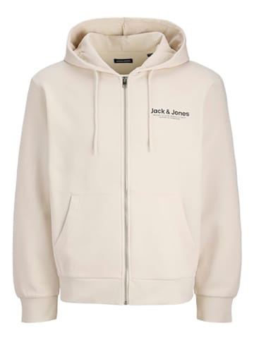Jack & Jones Sweatjacke in Creme