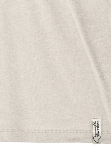 Sublevel 2er-Set: Shirts in Weiß/ Creme