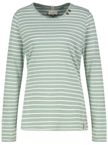 Sublevel Longsleeve in Mint/ Weiß