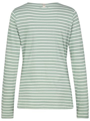 Sublevel Longsleeve in Mint/ Weiß