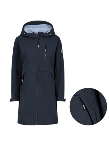 Sublevel Softshellmantel donkerblauw