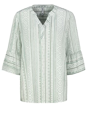 Sublevel Bluse in Grün/ Weiß