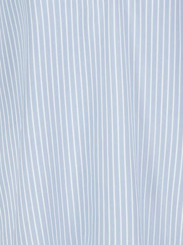 Sublevel Bluse in Hellblau/ Weiß