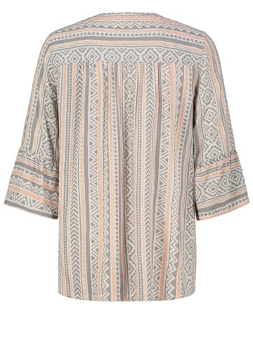 Sublevel Bluse in Grau/ Creme