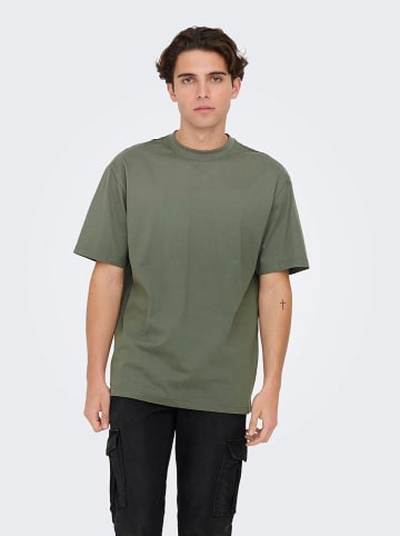 ONLY & SONS Koszulka w kolorze khaki