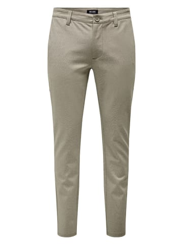 ONLY & SONS Spodnie chino w kolorze beżowym