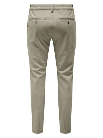 ONLY & SONS Spodnie chino w kolorze beżowym