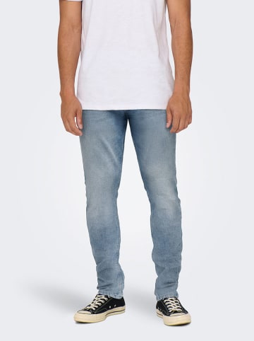 ONLY & SONS Dżinsy - Slim fit - w kolorze błękitnym