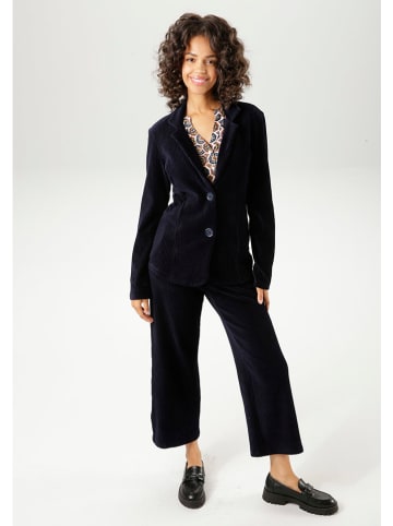 Aniston Corduroyblazer donkerblauw