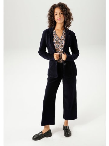 Aniston Corduroyblazer donkerblauw