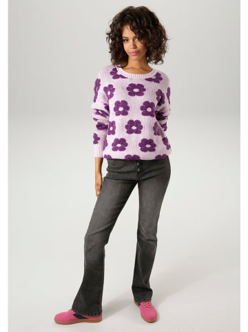 Aniston Sweter w kolorze lawendowym