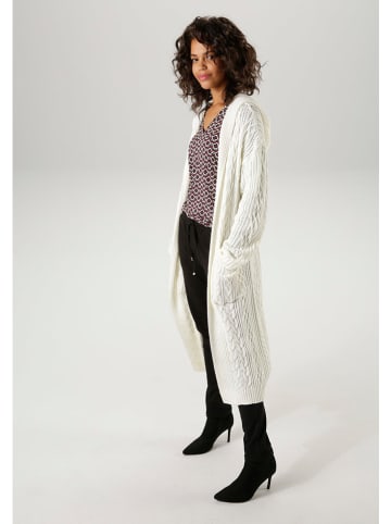 Aniston Longcardigan in Weiß