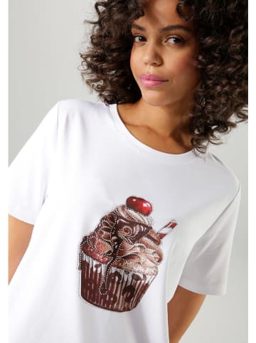 Aniston Shirt in Weiß