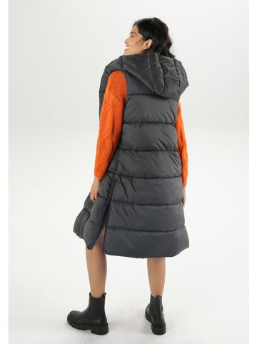Aniston Doorgestikte bodywarmer zwart